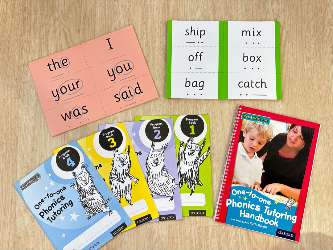 Read write inc one to one phonics tutoring set, 興趣及遊戲, 書本 & 文具, 教科書 ...