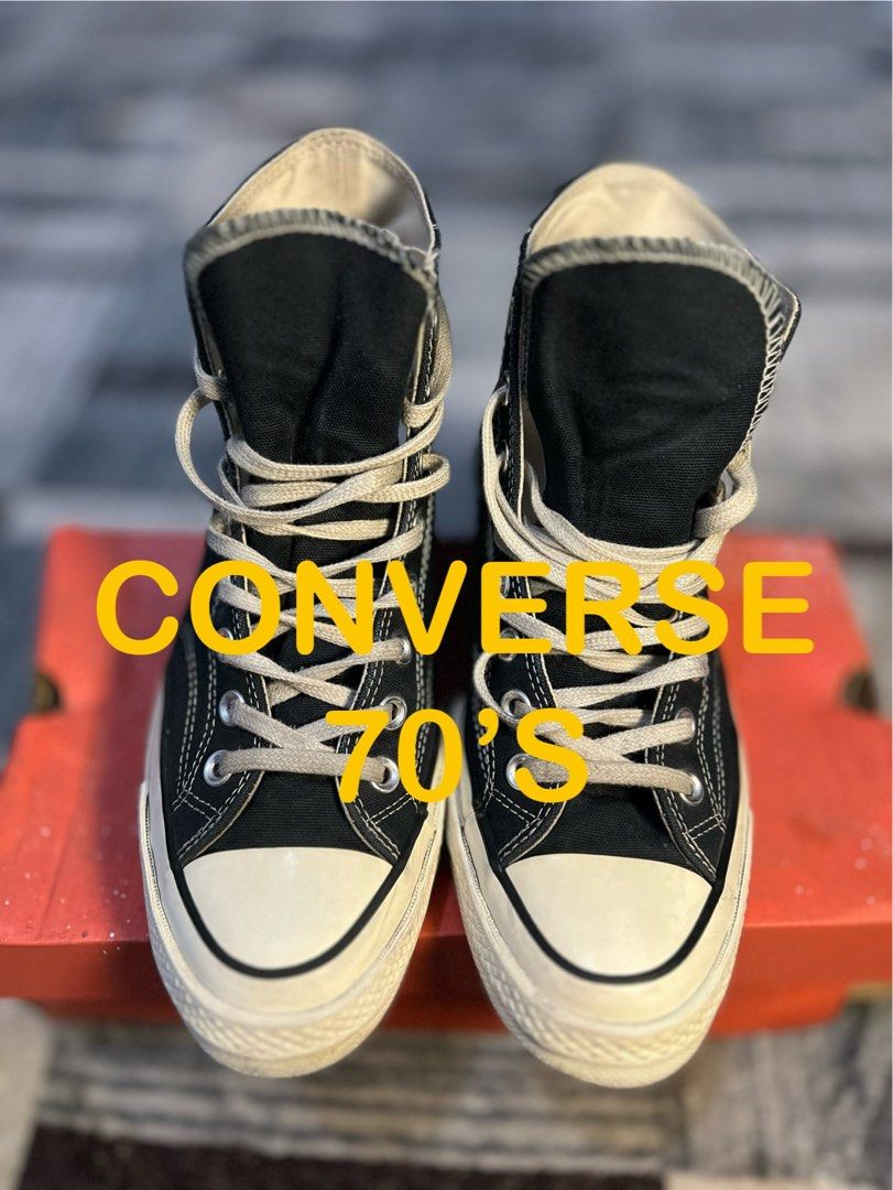 SEPATU CONVERSE 70S BW Fesyen Pria Sepatu Sneakers di Carousell