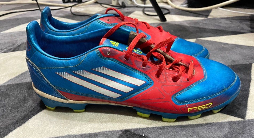 Sepatu Sepak Bola Adidas F10 TRX HG Sintetis Seri F50 Pria Art Code V23925 Original Size 42 male