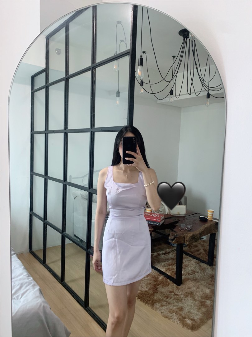Silk Zipper Dress Green & Purple main image 0