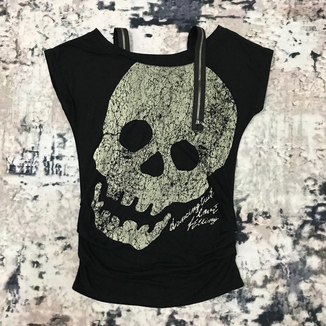 00s ifsixwasnine Skull Tanktop L.G.B. Archive Rare Sleeve-less T-shirt イフシックスワズナイン タンクトップ スカル アーカイブ