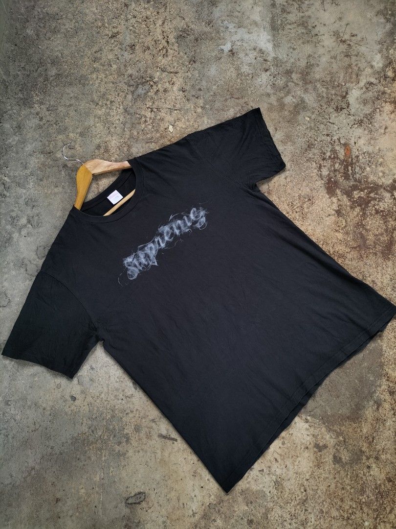 Supreme smoke tee black 2025