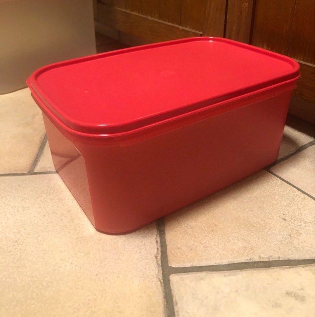 Tupperware rectangular modular mate 4.3L (Category: Storage Boxes & Baskets) located in Singapore. Submitted by little_owlets (Listing ID 1317108951, Image 1). Description: Brand new - letting go due to downsizing Can arrange to meet up at mrt stn Per pc $18 - 4 pcs available Buy all 4 pcs @$50.