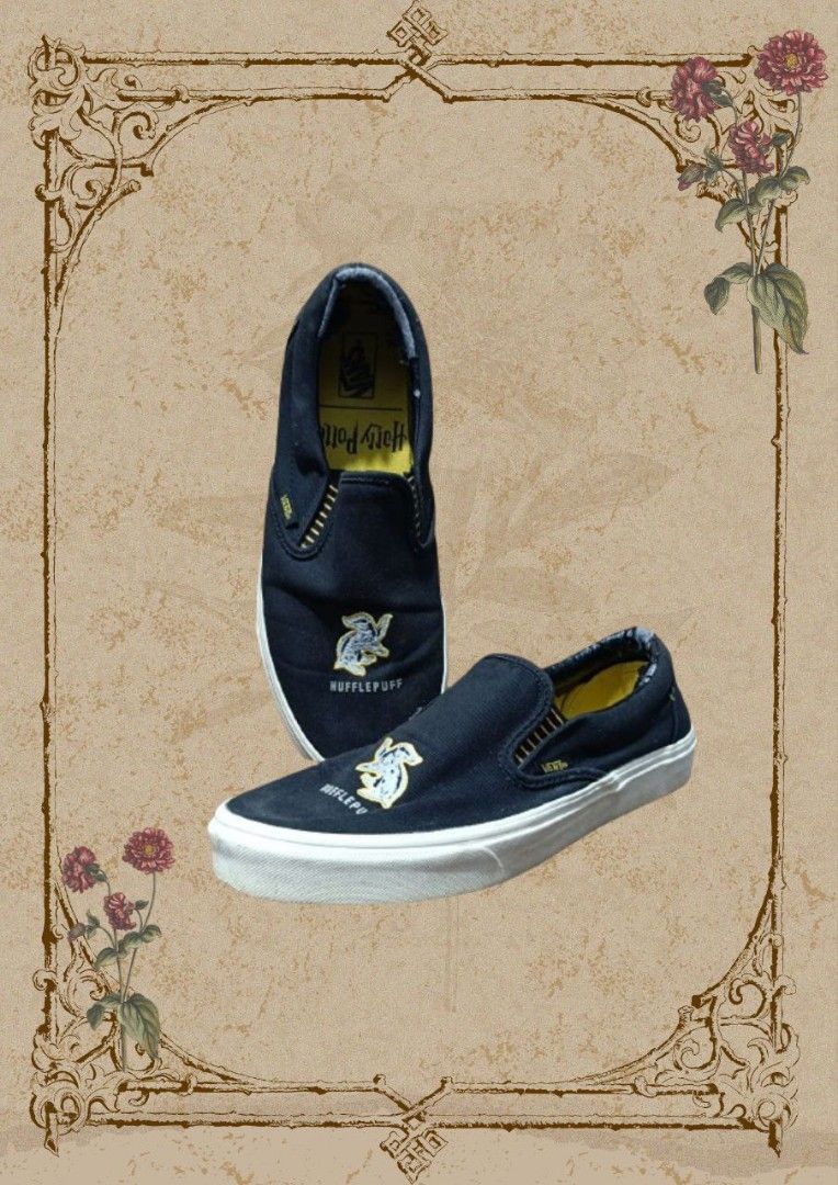 Hufflepuff slip on vans sales