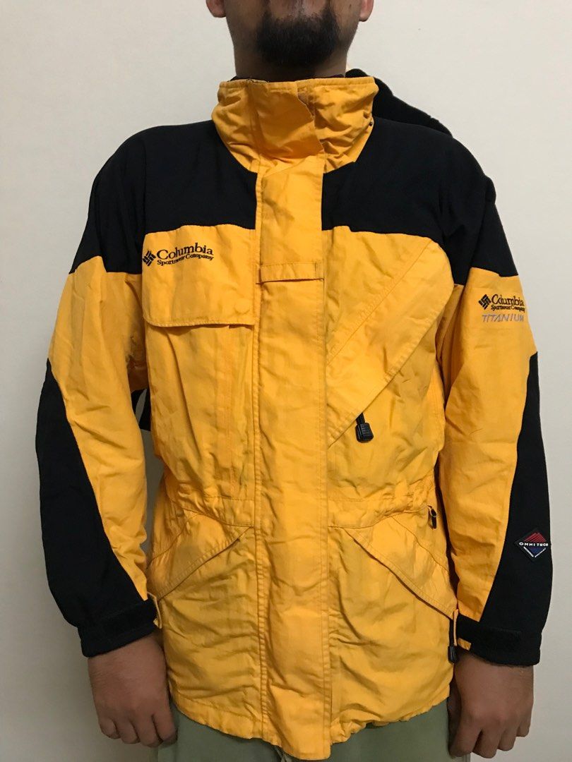VINTAGE COLUMBIA TITANIUM WOMEN s UNISEX OMNITECH WATERPROOF BREATHABLE PUTDOOR MOUNTAIN JACKET