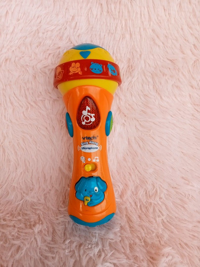 Vtech Sing Aling Microphone, Babies & Kids, Infant Playtime on Carousell