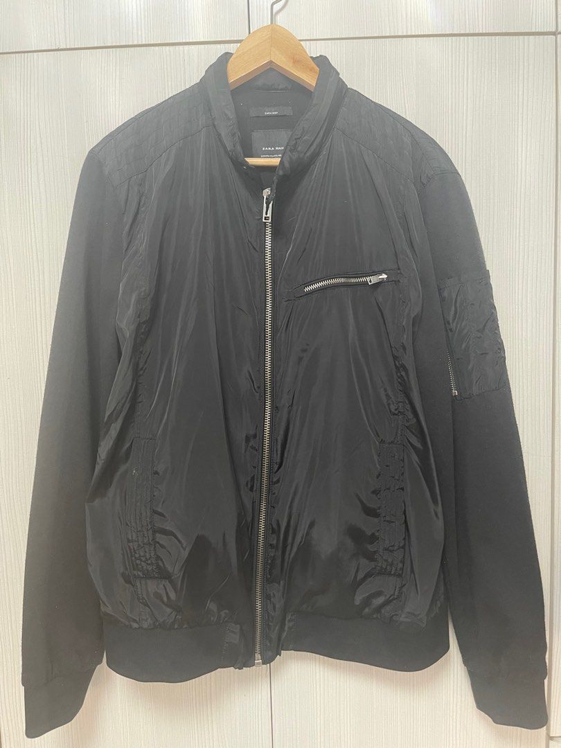 Zara mens bomber jacket black store