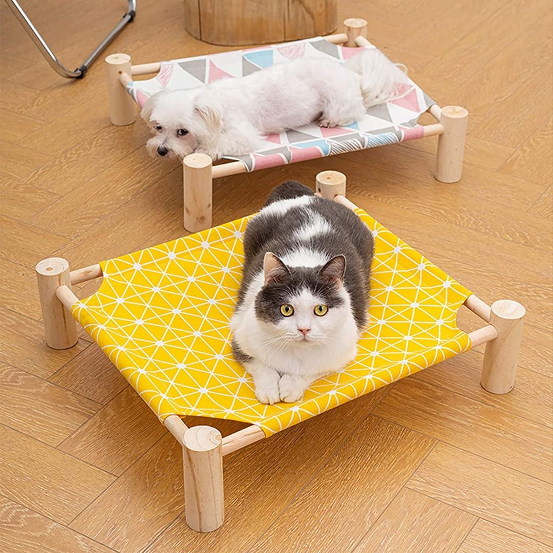 Canvas cat bed shop