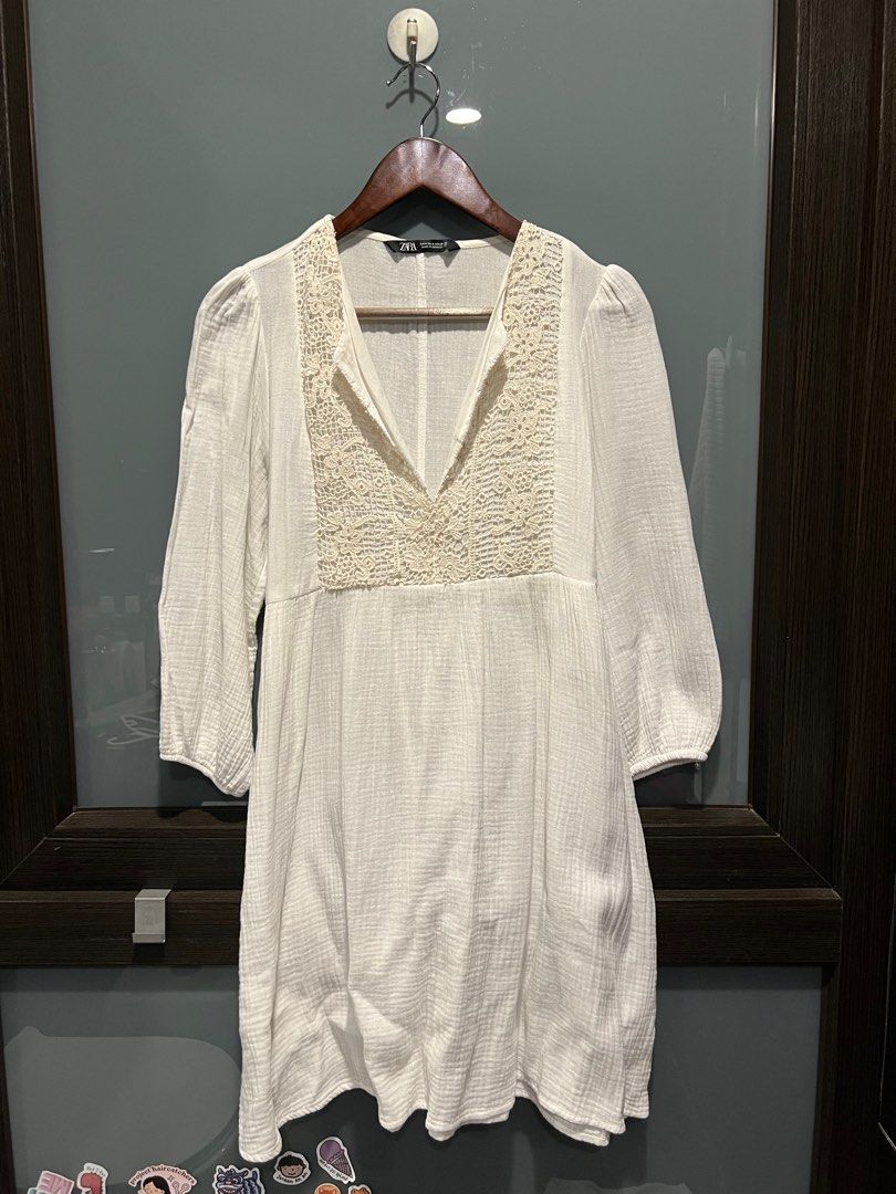 White dress zara 2019 discount
