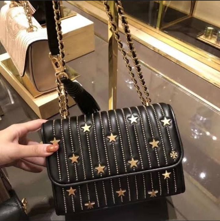 Tory Burch Fleming Star Stud Small Convertible Shoulder Bag Luxury Bags Wallets on Carousell