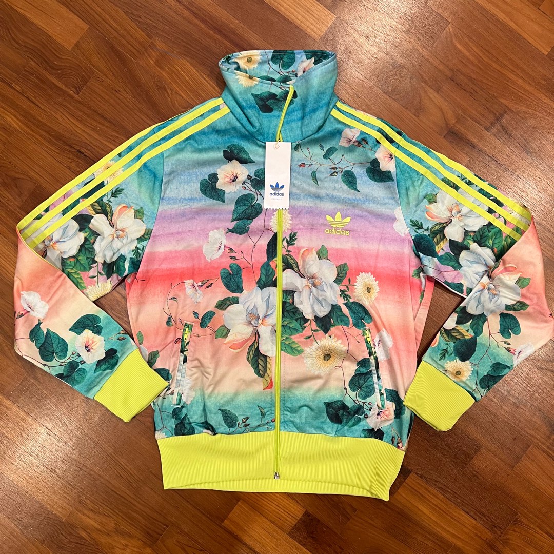 Adidas originals jacket floral shop