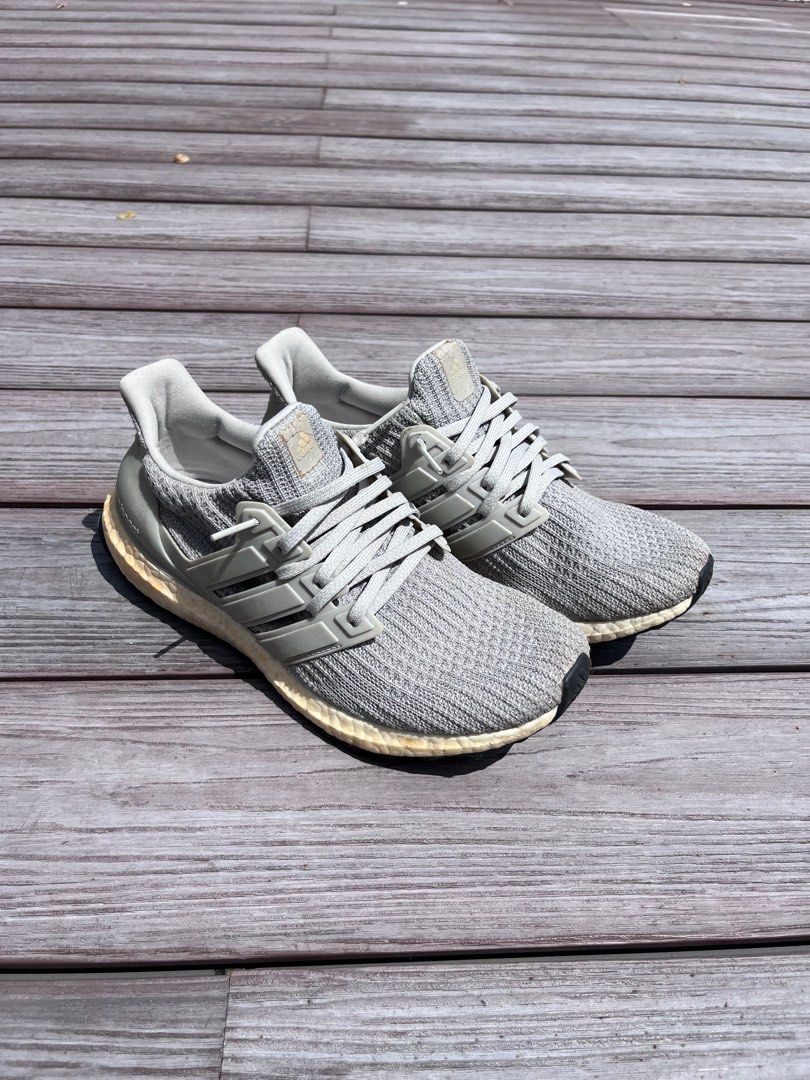 Adidas Ultra Boost 4.0 Grey Men s Fashion Footwear Sneakers on Carousell