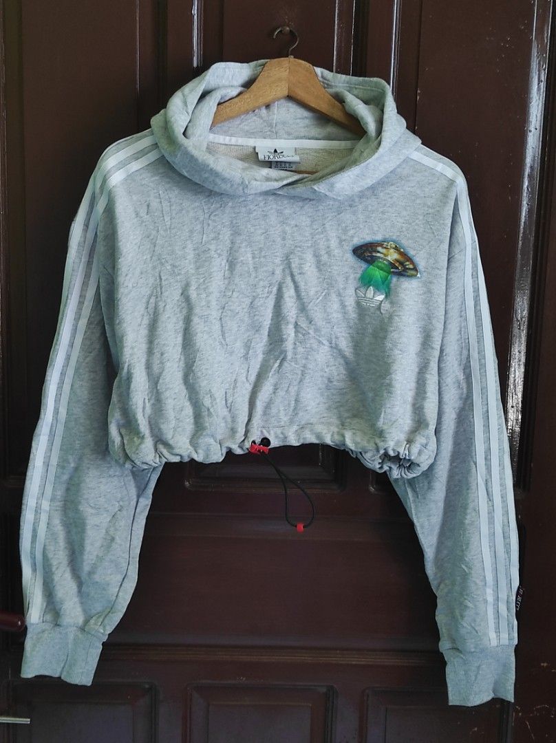 Adidas fiorucci cropped hoodie shop