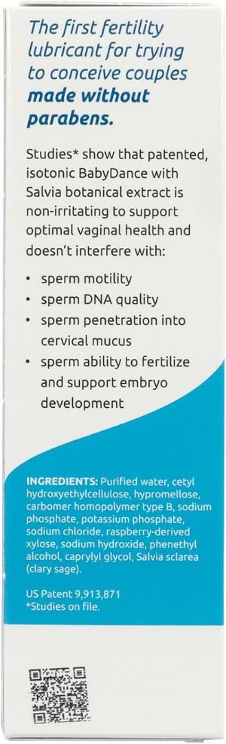 BabyDance Fertility Lubricant | for Women and Men Trying to get Pregnant |  Water Based Personal Lube, Health & Nutrition, Medical Supplies & Tools on  Carousell