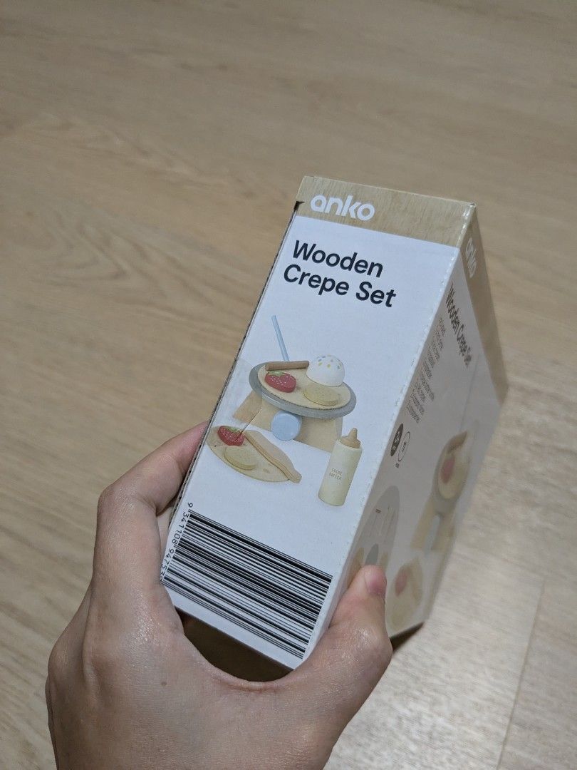 Anko Kmart wooden crepe set, Hobbies & Toys, Toys & Games on Carousell