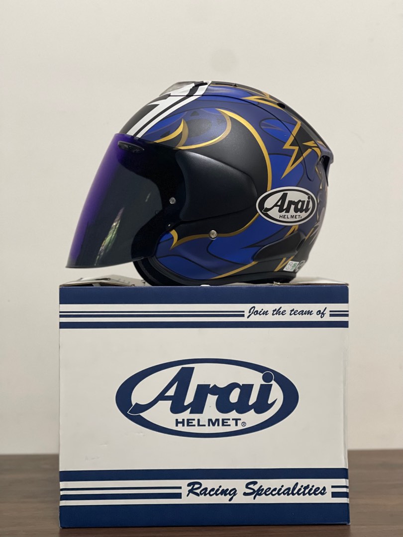Arai アライ VZ-RAM NAKASUGA2 ブイゼットラム ナカスガ21 Arai VZ-RAM NAKASUGA 21 Open Face Helmet | Size L | Japan