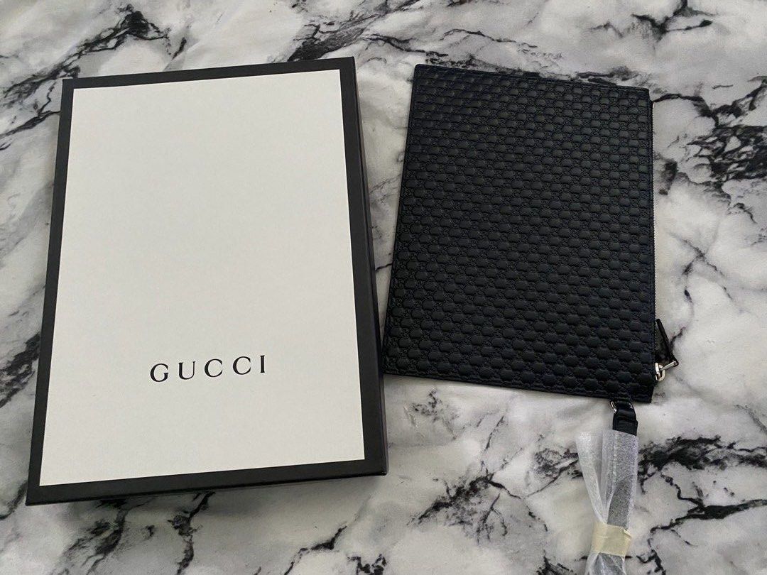 Gucci black clutch bag sale