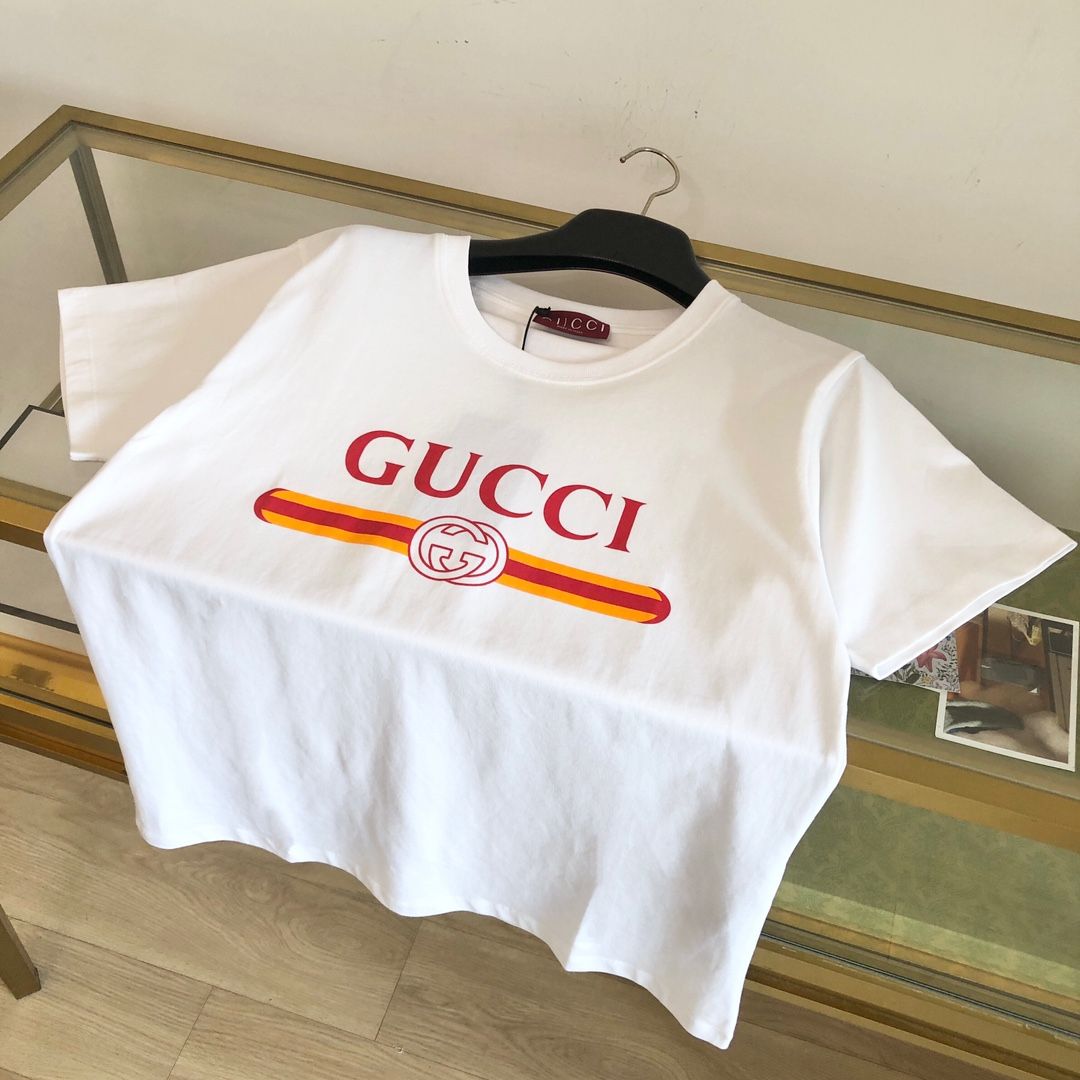 Authentic gucci printed t shirt short sleeved Luxury Apparel on Carousell