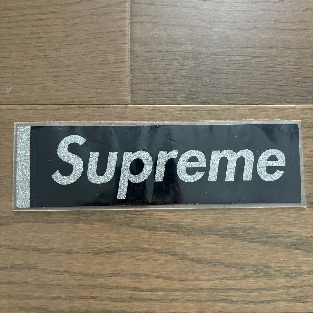 Supreme glitter sticker on sale