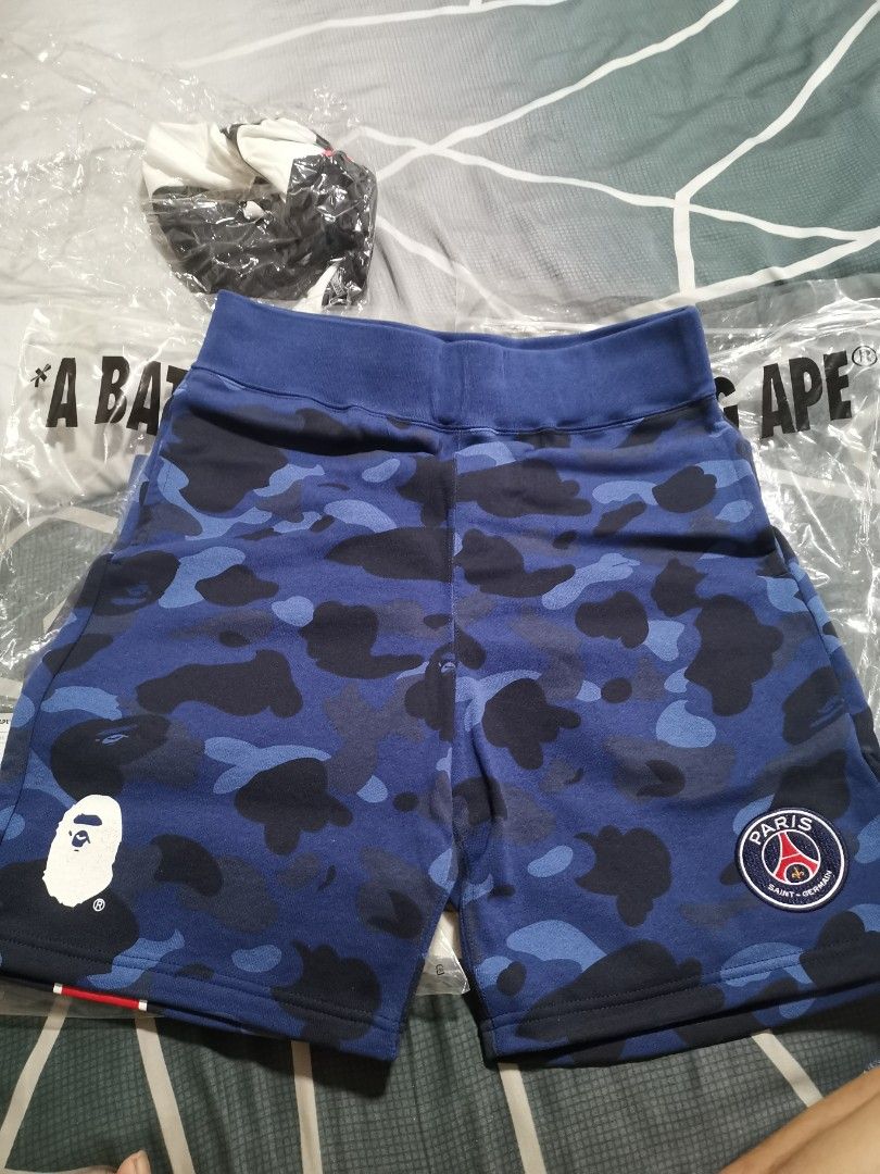 Psg bape shorts cheap