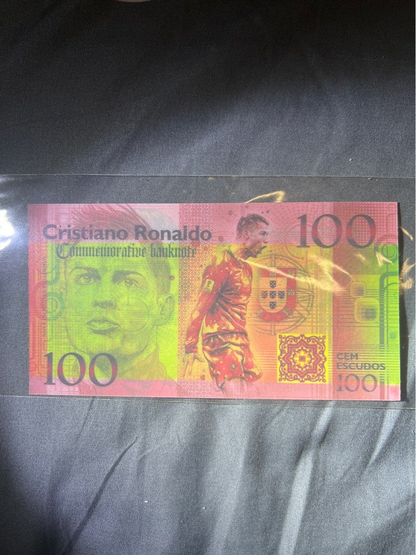 葡萄牙C朗紀念劵觀賞鈔商業鈔AA99999260, 興趣及遊戲, 收藏品及紀念品, 錢幣- Carousell