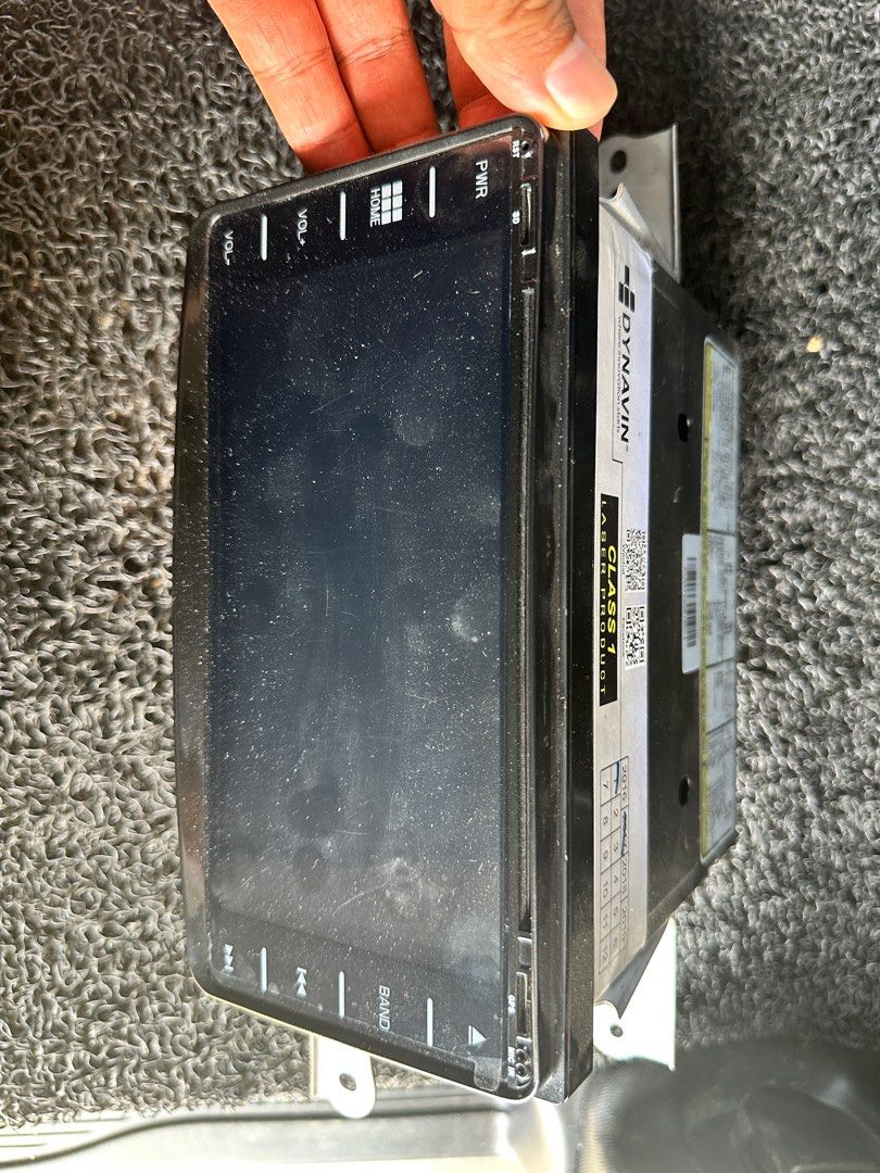 Car Video Player (Category: Auto Accessories) located in Seri Kembangan. Submitted by pejazz (Listing ID 1312213708, Image 1). Description: -2x USB input ports for playing videos on thumb drives -AV out port for extra rear monitor -Reverse cam connectivity -Bluetooth connectivity -AM/FM Radio -SD card slot -CD player -Touchscreen (factory screen protector still not removed) -Include frame for Estima ACR50 .