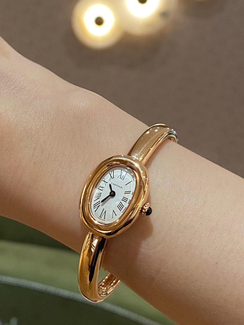 CARTIER Baignoire Bangle Watch Size 16 Luxury Watches on Carousell