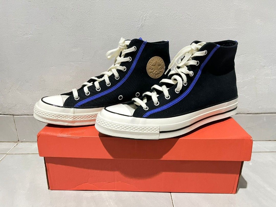 Converse 70s Black Egret Fesyen Pria Sepatu Sneakers di Carousell