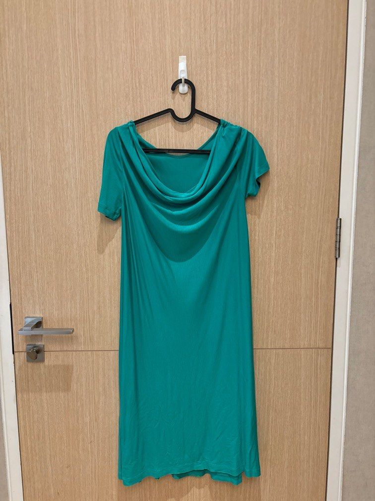 Cos emerald green dress on sale