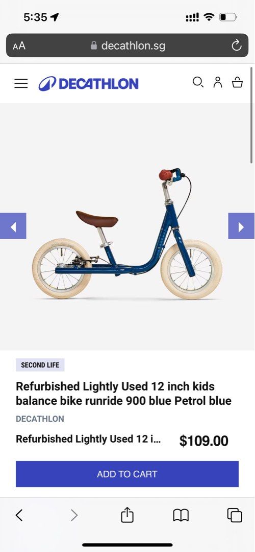 Decathlon 12 inch bike store