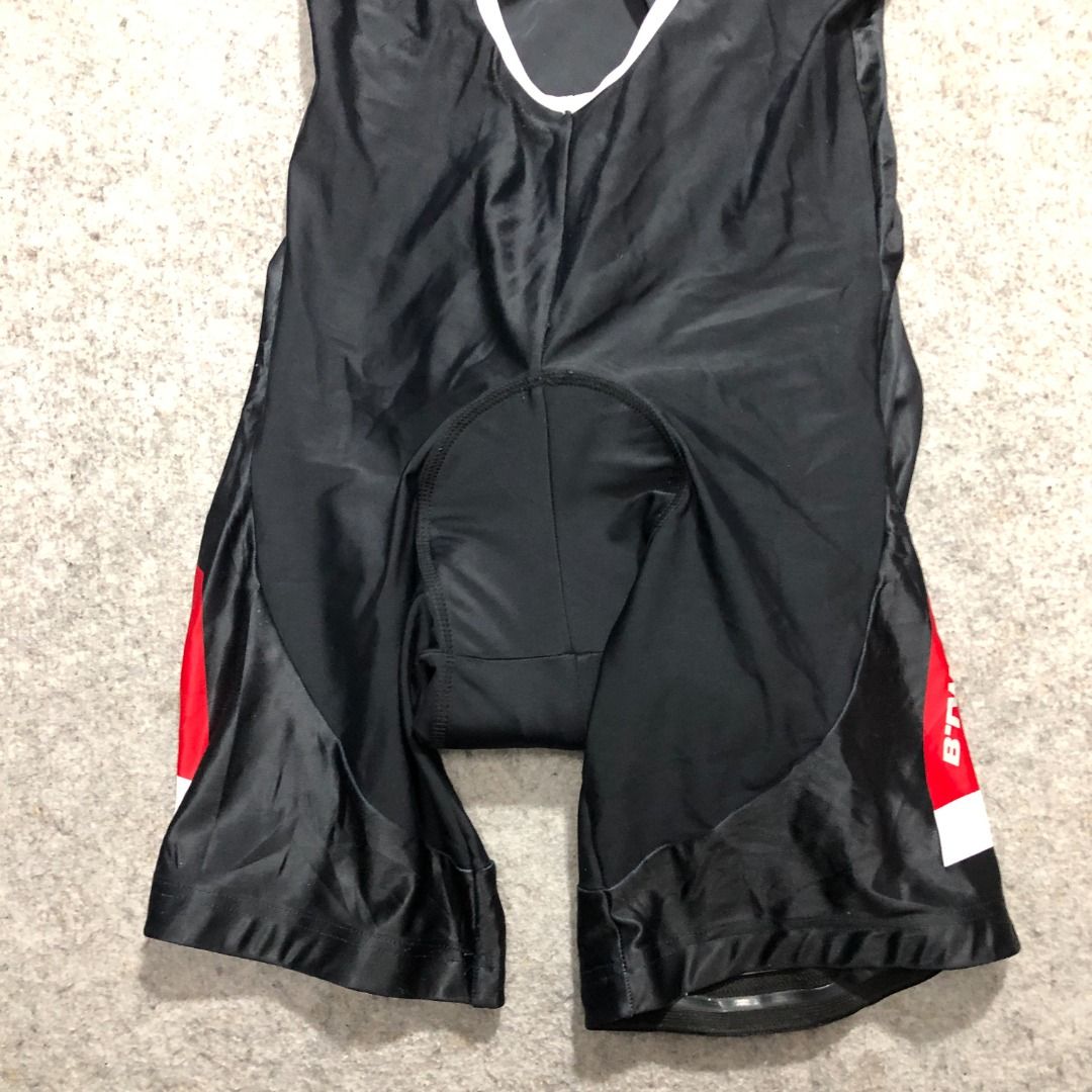 DECATHLON BTWIN Bibshort Men Bib Shorts Black Cycling Biking Padded Men s Fashion Activewear on Carousell