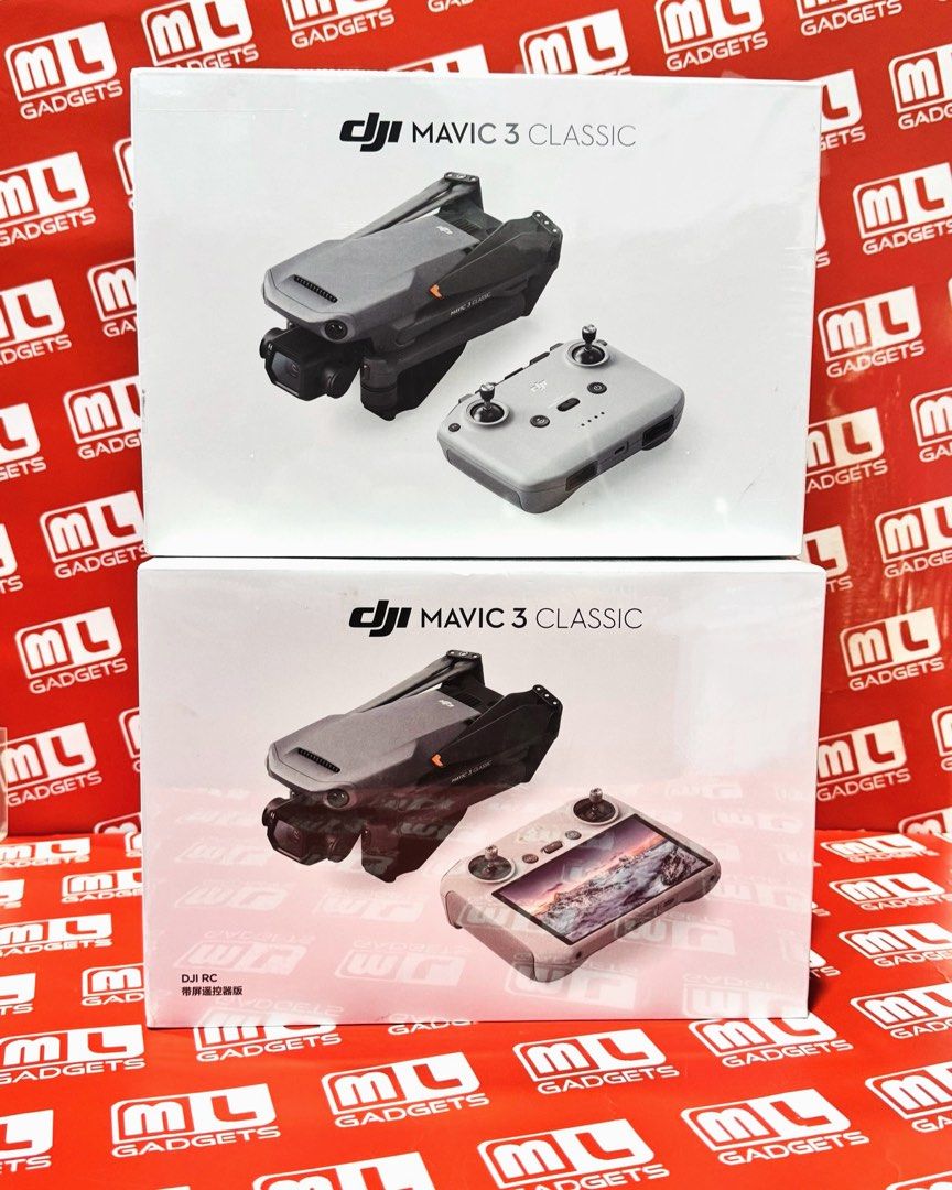 DJI Mavic 3 Classic (Category: Drones) located in Makati City. Submitted by ml.gadgets (Listing ID 1312185541, Image 1). Description: DJI Mavic 3 CLASSIC Local Unit Hasselblad Camera Lens DJI RC - 89,490 DJI RC-N1 - 81,490 - Brand New and Sealed - 7 days shop replacement warranty - 1 year local warranty ✅ Cash on Delivery ✅ Cash upon pick up (SM Jazz Residences Makati) ✅ Gcash/Maya ✅ Online Bank Transfer (BDO, BPI, UNIONBANK, METROBANK) ✅ We acce