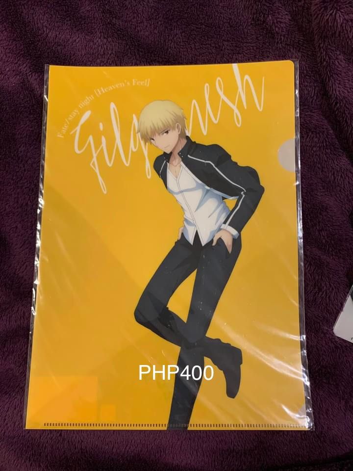 Fate/Stay Night Gilgamesh Clearfile (Category: Stationery & School Supplies) located in Cabanatuan. Submitted by tsuu08 (Listing ID 1312213444, Image 1). Description: All items are authentic and are bought in Japan.