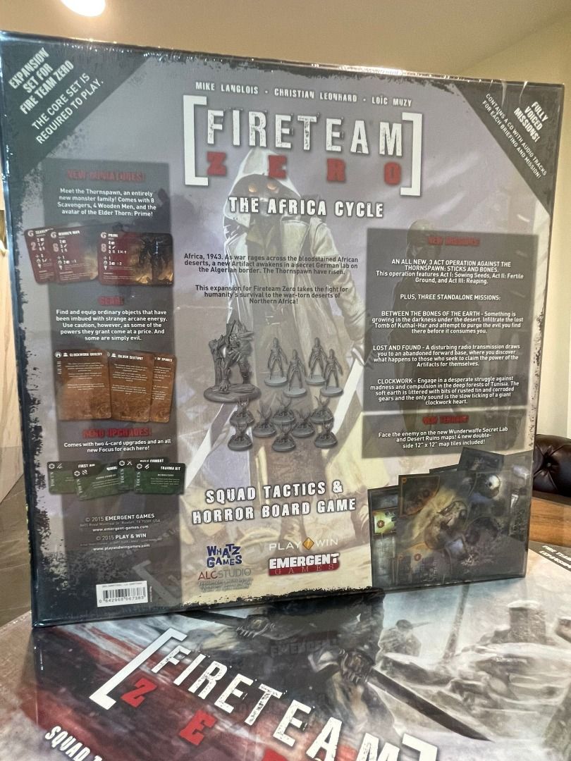 Fireteam Zero Erweiterung „The Europe Cycle“ – Neues Brettspiel-Abenteuer Mit Monstern & Karten