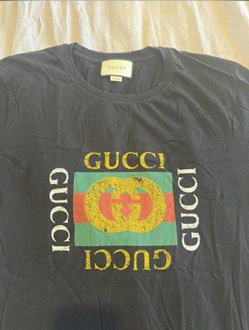 Gucci distressed box tee