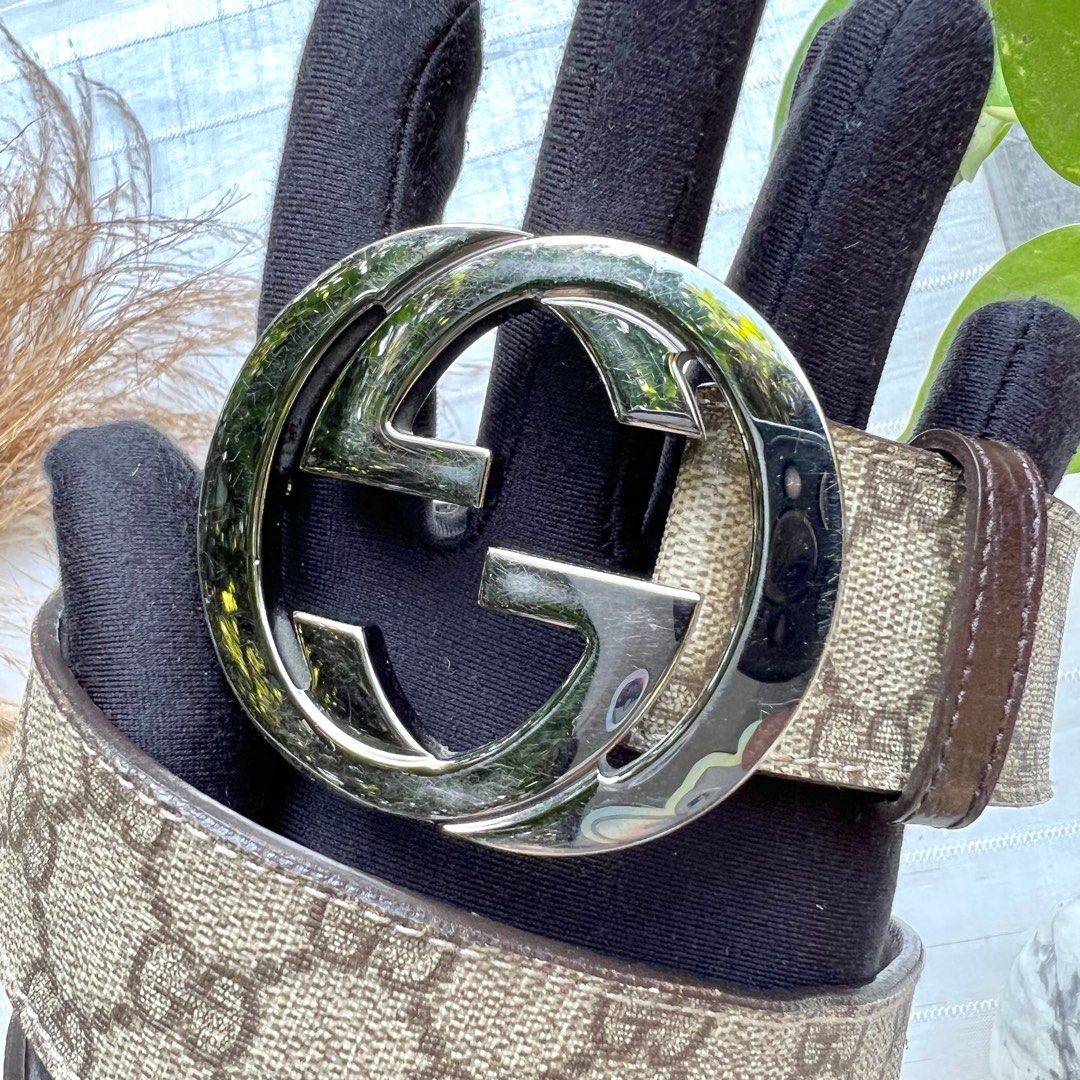 Gucci gg supreme belt new arrivals