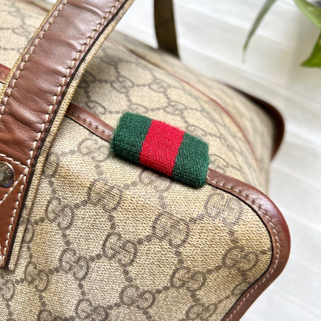 Gucci canvas travel bag sales