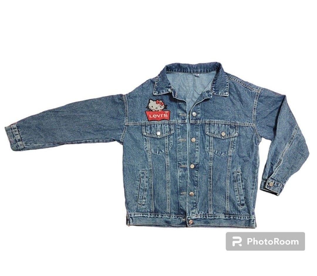 Levi's hello kitty denim jacket best sale
