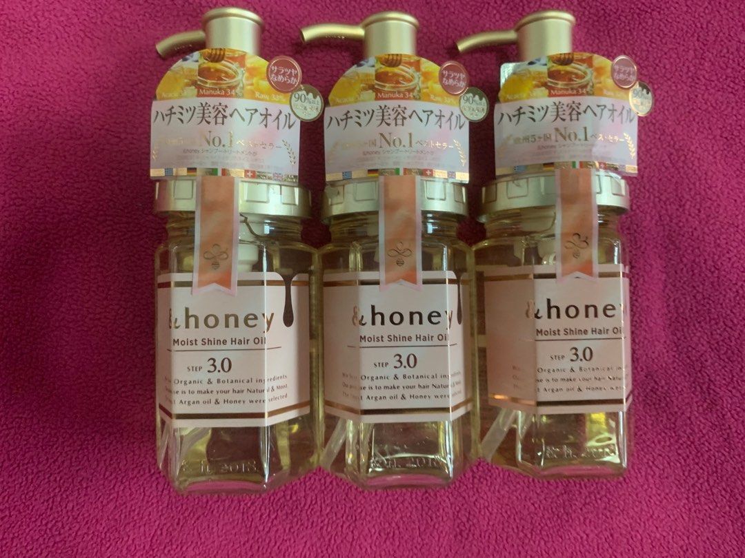 &Honey Hair Oil (Category: Hair) located in Malabon City. Submitted by vewonica (Listing ID 1312146899, Image 3). Description: available in Melty Moist Rich/Moist Repair Moist Shine Deep moist Ex damage repair .