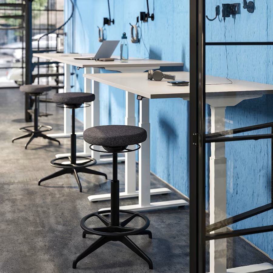 IKEA LIDKULLEN Active sit stand support office chair Furniture Home Living Furniture Chairs on Carousell