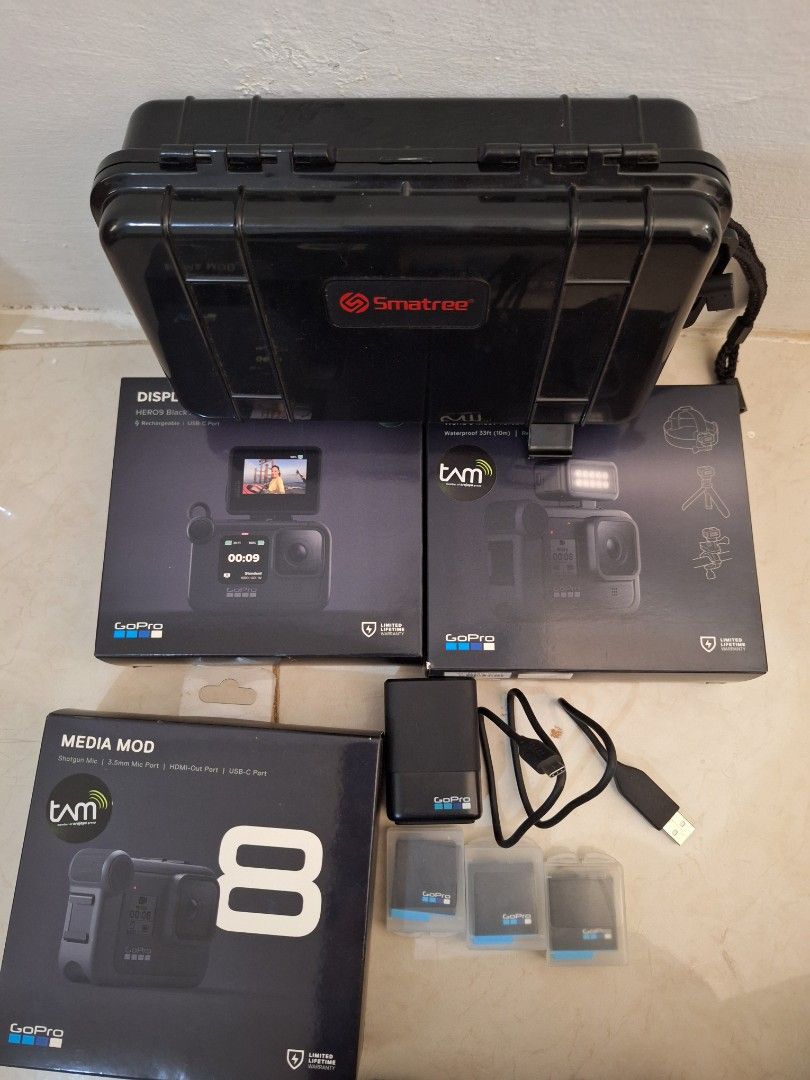 Kamera Gopro Hero Black Light Mod Display Mod Media Mod