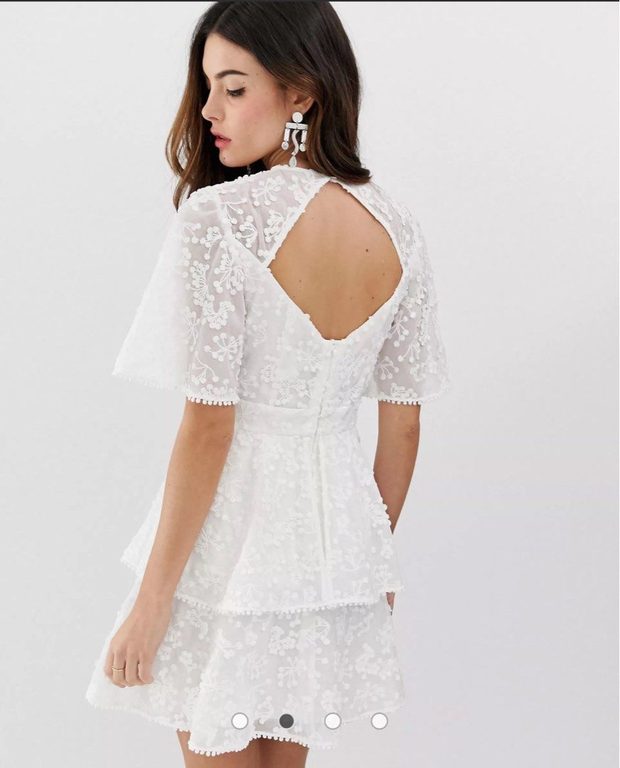 Keepsake ruffle mini dress hot sale