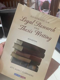 LEGAL RESEARCH AND THESIS WRITING- Claridades