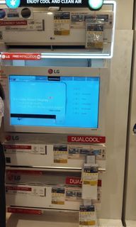 LG SPLIT TYPE AIRCON DUAL INVERTER