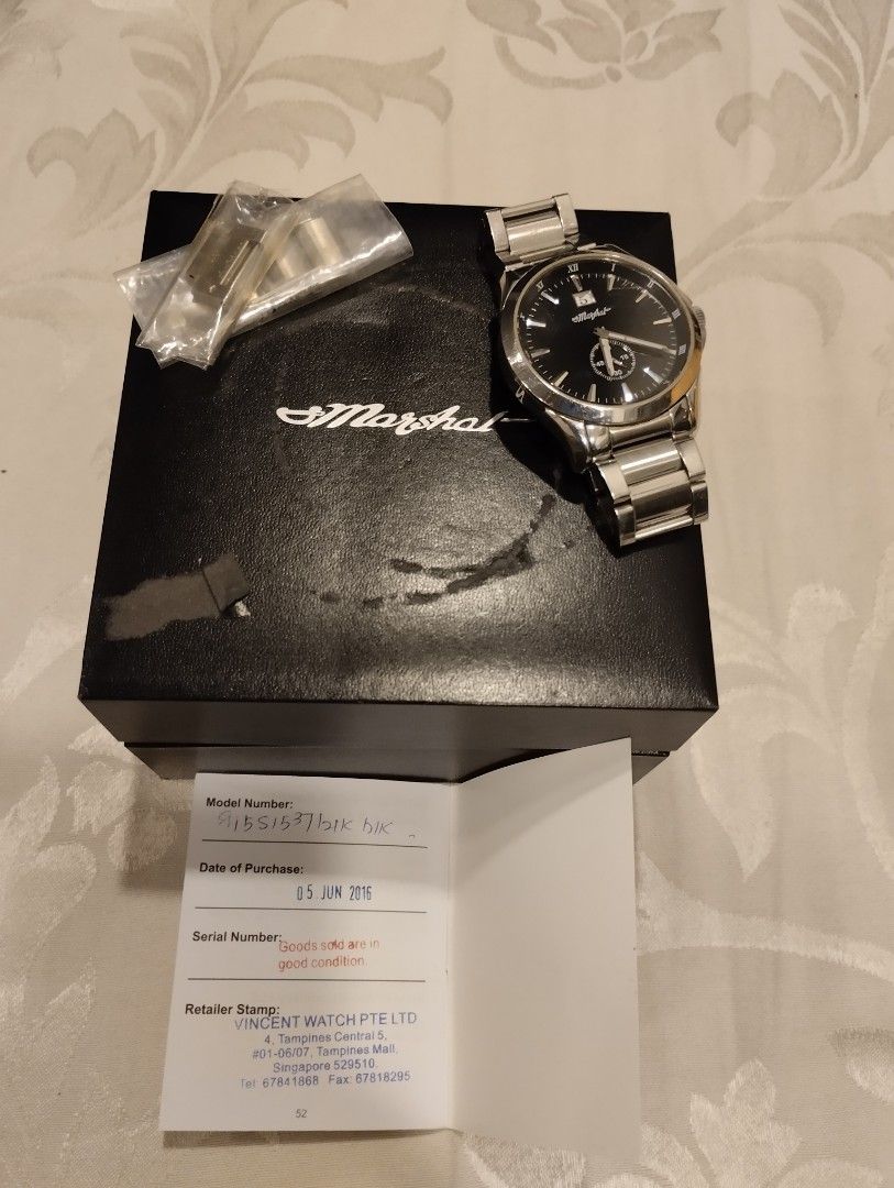 Marshal watch Luxury Watches on Carousell