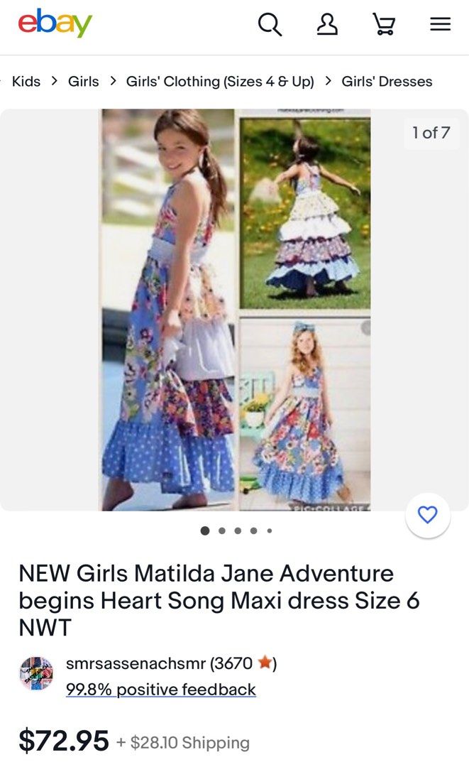 Matilda jane heartsong maxi store