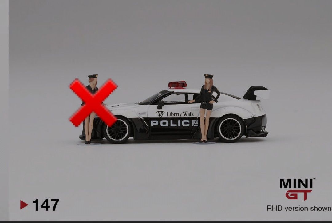 MINI GT #147 Liberty Walk Police, Hobbies & Toys, Toys & Games on Carousell