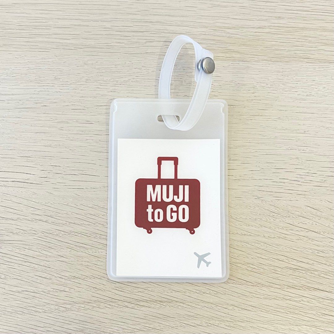 Muji luggage tag 2025