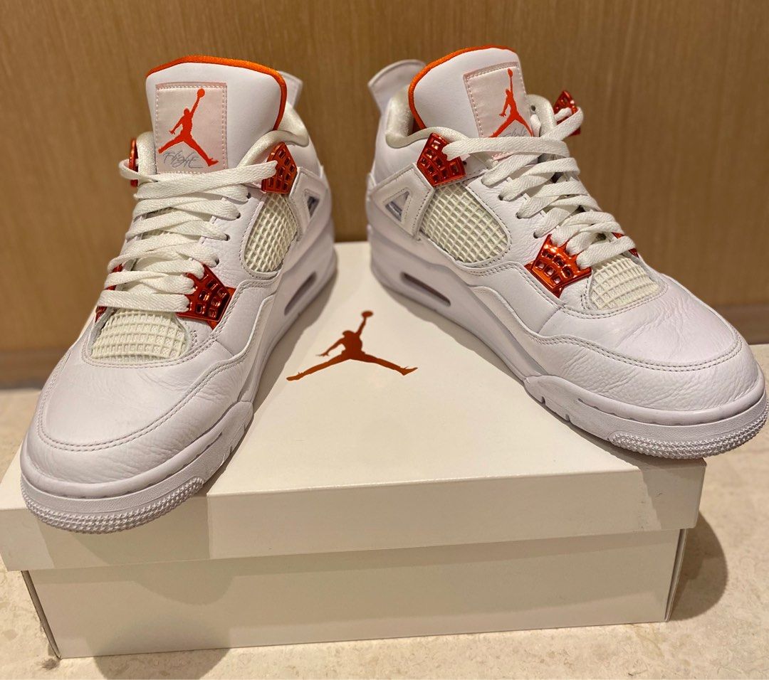 air jordan 4 retro se metallic orange