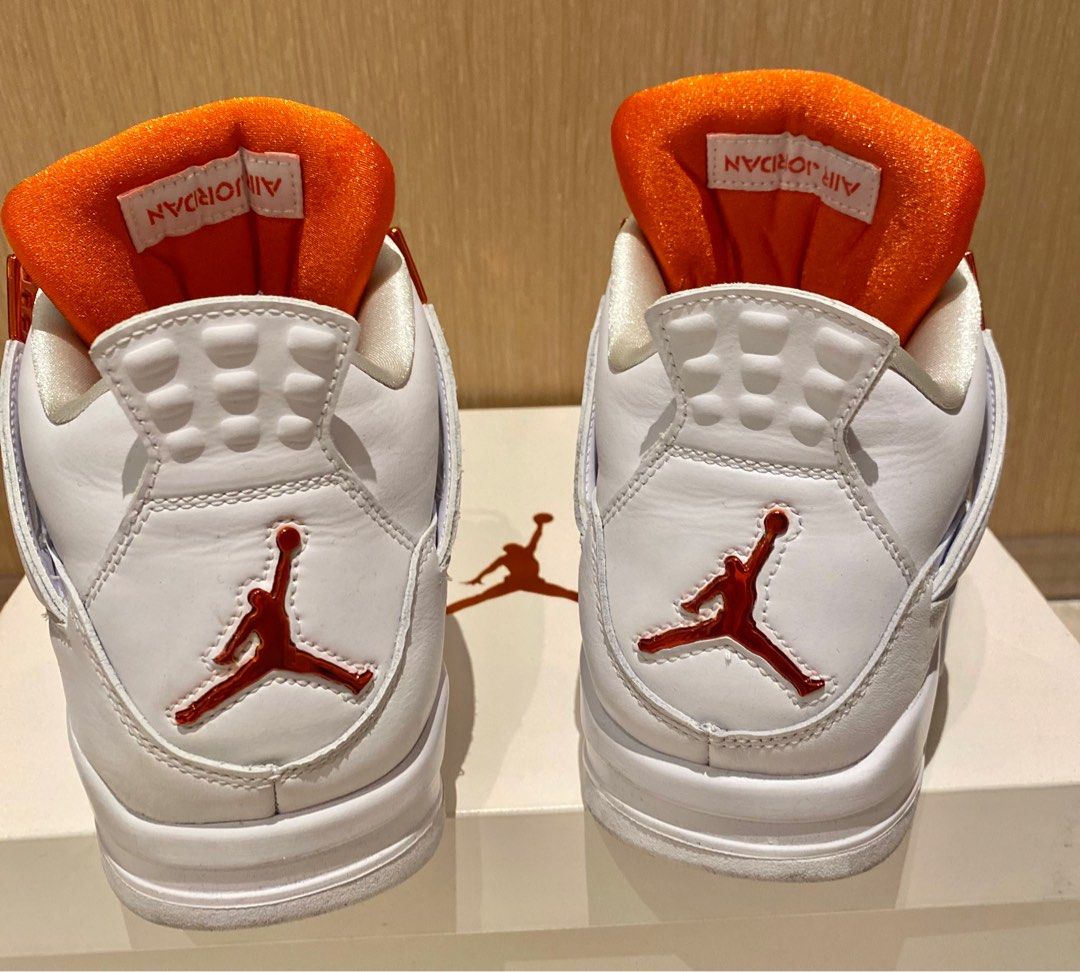 retro 4 metallic orange